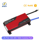 LiFePO4 BMS PCB 12S 36V 100A Daly Balance Waterproof Battery Management System