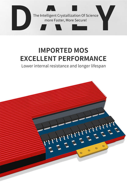 Li-ion BMS PCB 16S 60V 100A Daly Balance Waterproof Battery Management System
