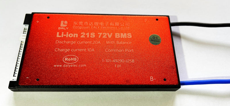 Li-ion BMS PCB 21S 72V 20A Daly Balance Waterproof Battery Management System UK