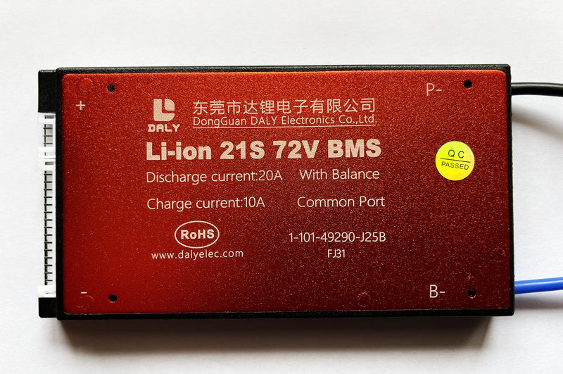 Li-ion BMS PCB 21S 72V 20A Daly Balance Waterproof Battery Management System UK