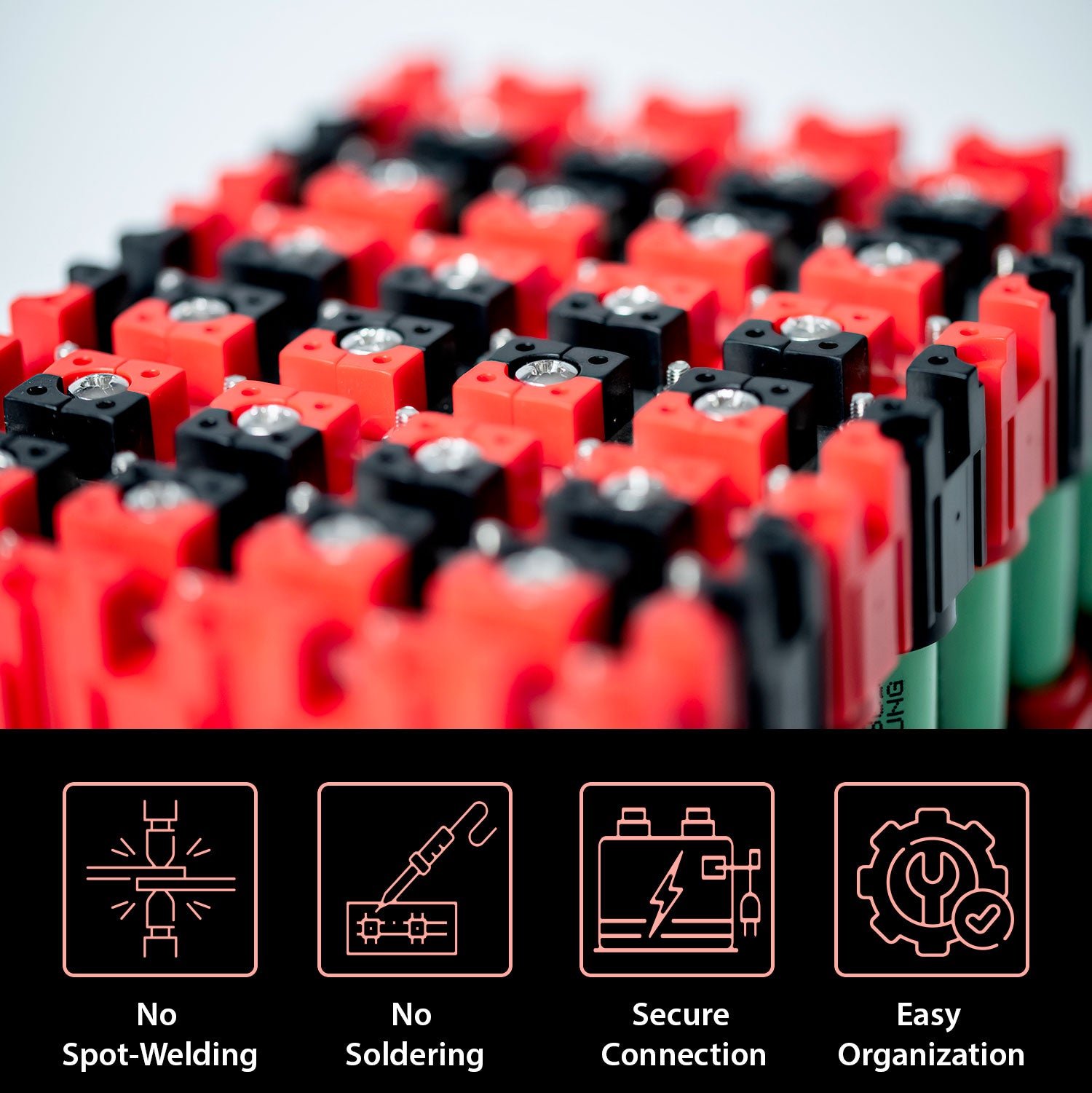 Under Development - CelCapz 21700 by Vruzend UK Ultimate Battery Build Kit for 21700 Cells No Solder No Spot Welding
