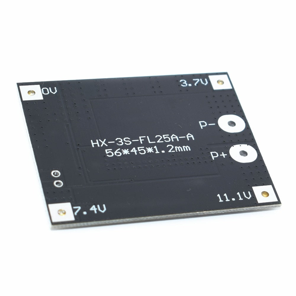 3S 25A Li-ion 18650 BMS PCM Battery Protection Board BMS PCM With Balance For li-ion Lipo Battery Cell Pack Module