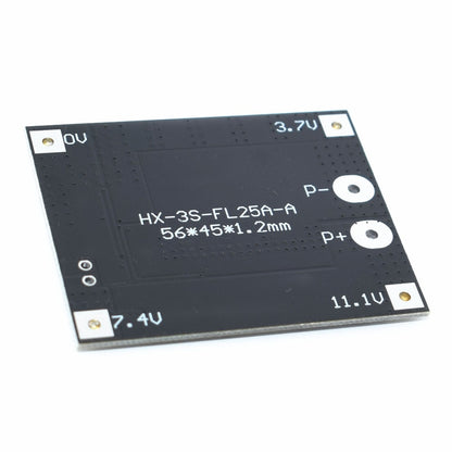 3S 25A Li-ion 18650 BMS PCM Battery Protection Board BMS PCM With Balance For li-ion Lipo Battery Cell Pack Module