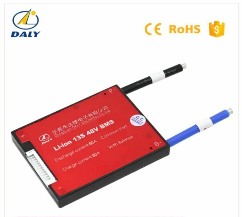 Li-ion BMS PCB 13S 48V 60A Daly Balanced Waterproof Battery Management System UK
